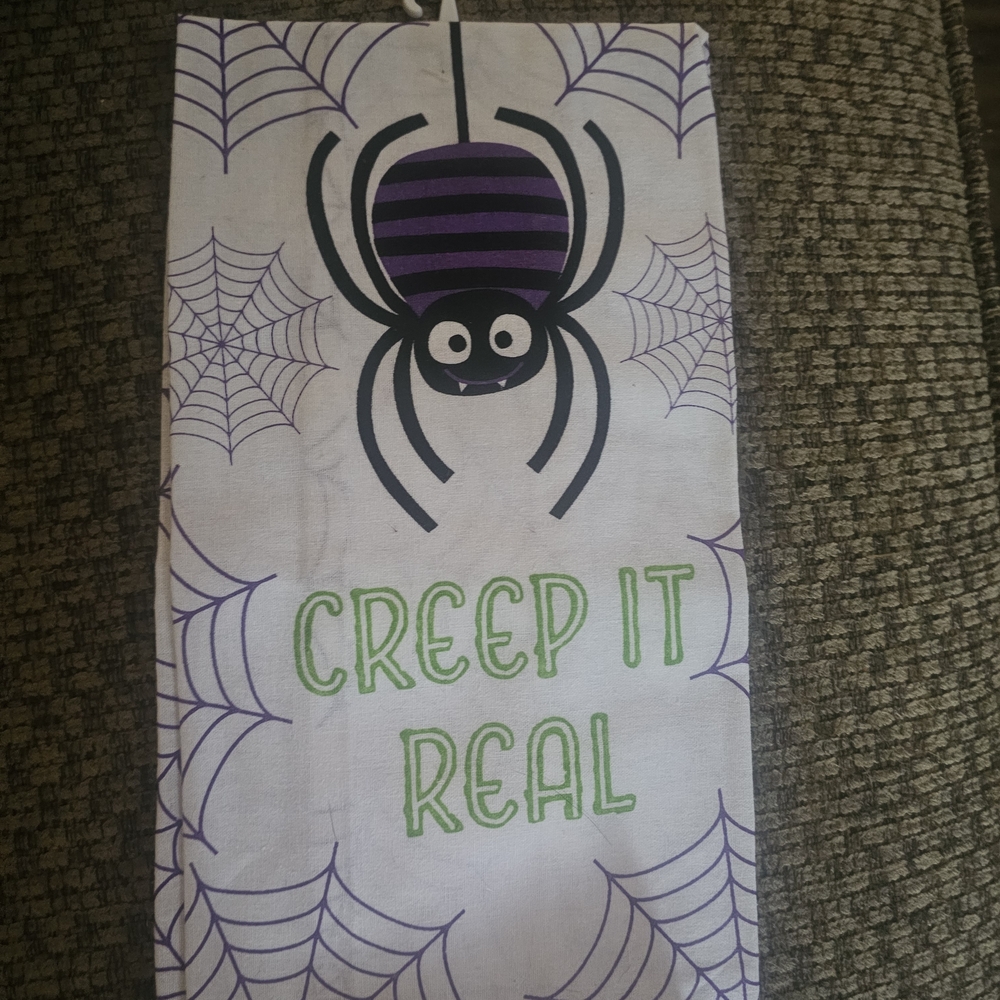 Halloween Spider Kitchen Towel